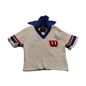 Forever21 X Wilson Collared Tennis Knit Cropped Top Sz  S US